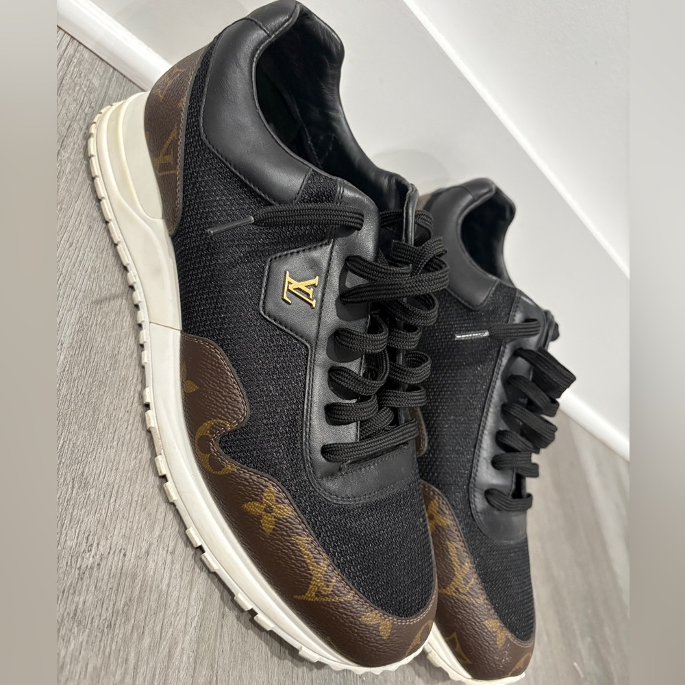 Louis Vuitton Black and Brown Sneakers